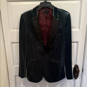 ASOS Design green velvet blazer size small